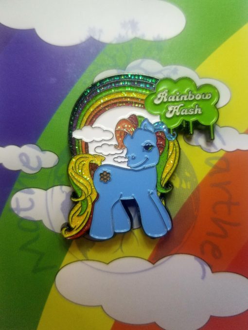 Rainbow Hash Hatpin