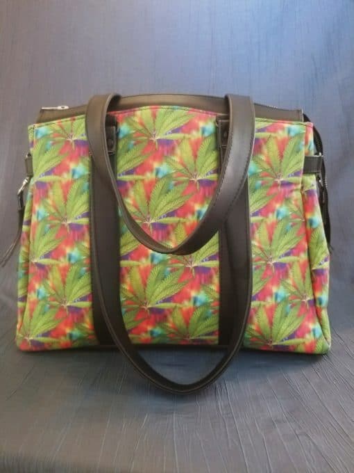 Tye Dye Cannabis Snowdrop Purse - Image 4