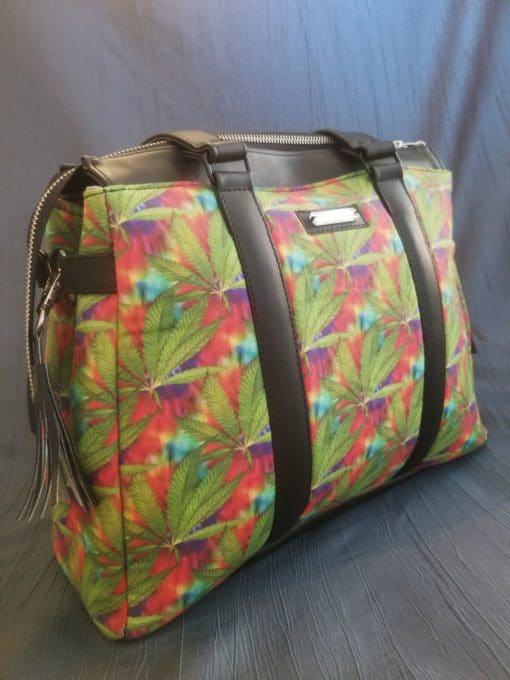 Tye Dye Cannabis Snowdrop Purse - Image 2